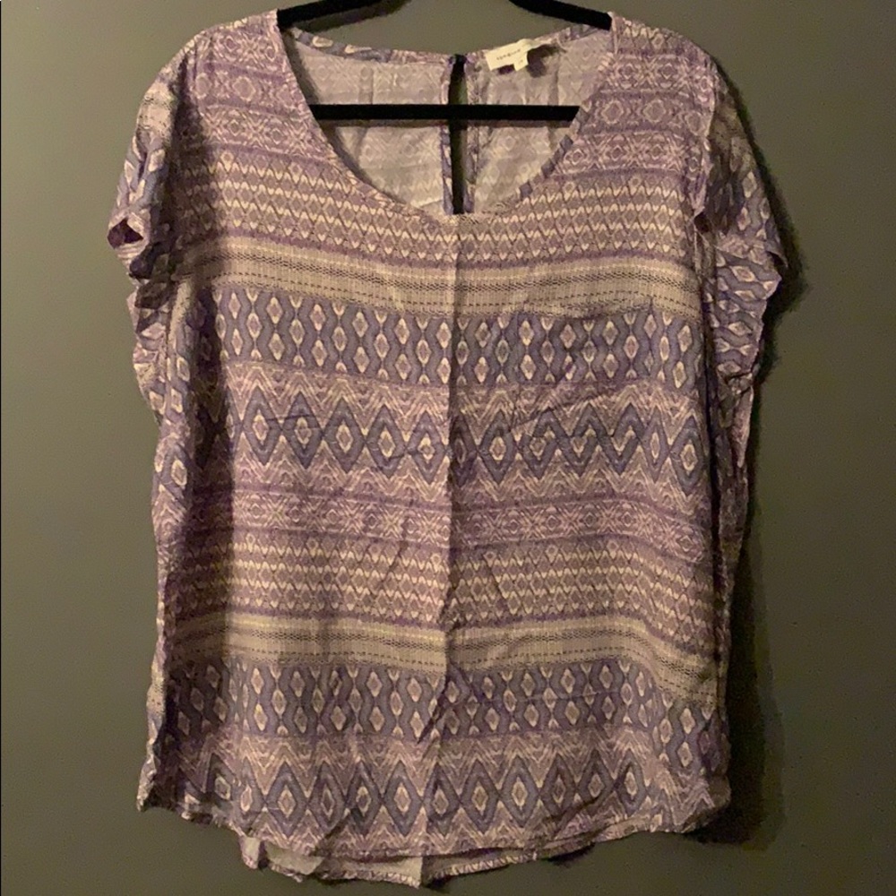 Adrienne Vittadini Cap Sleeve Top